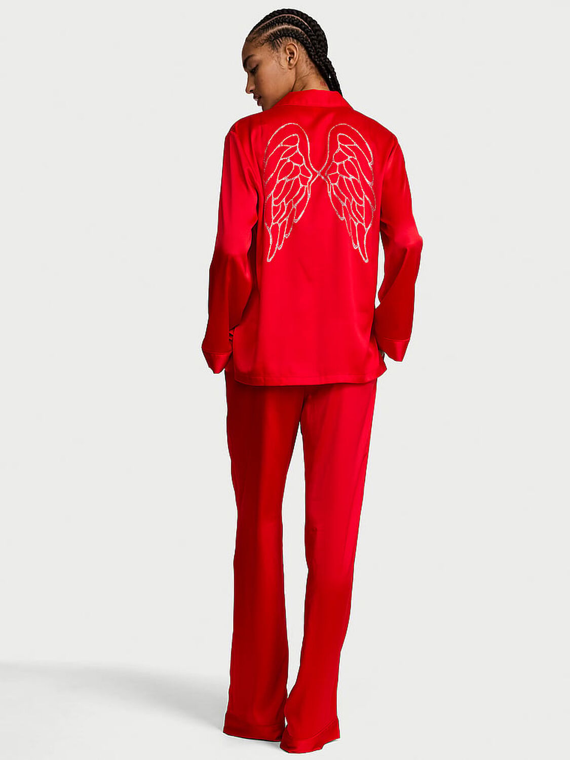 vs Victoria's Secret Glazed Satin Long Pajama Set 2 of 4 