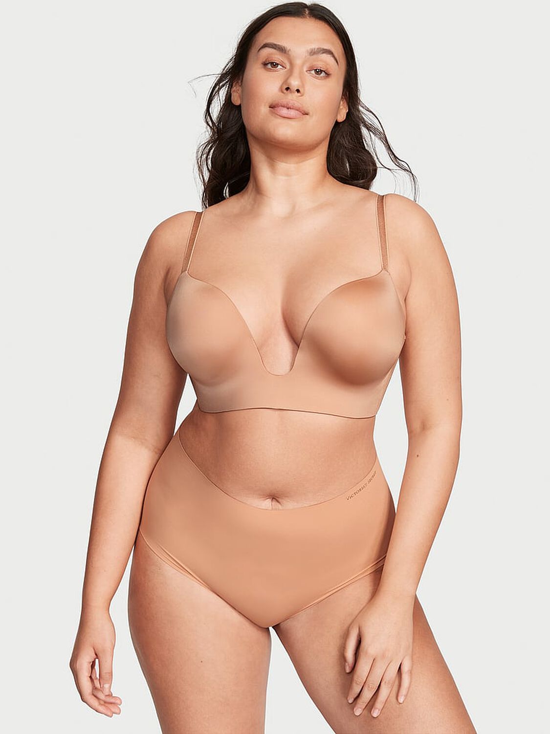 vs Victoria's Secret Bare Plunge Low-Back Bra Praline 4 of 6 