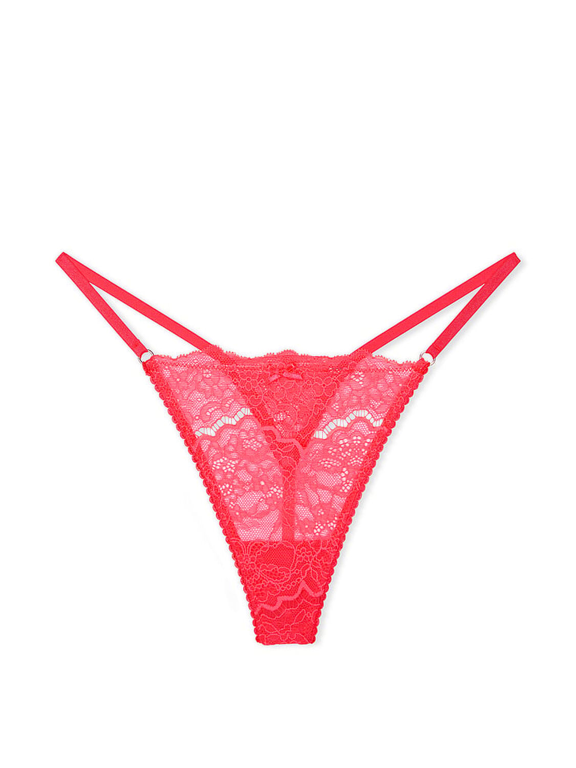 vs Dream Angels Lace V-String Panty Hot Pink 3 of 3 