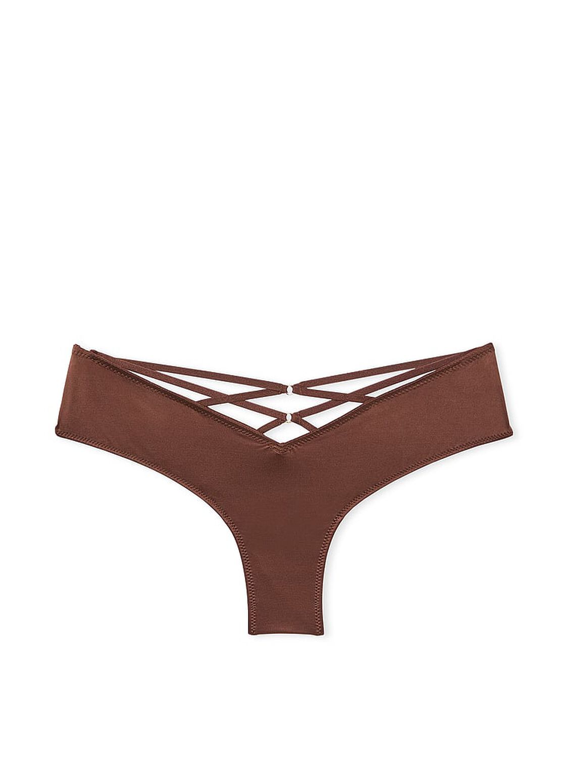 vs Very Sexy Strappy-Back High-Leg Cheeky Panty Ganache 3 of 3 
