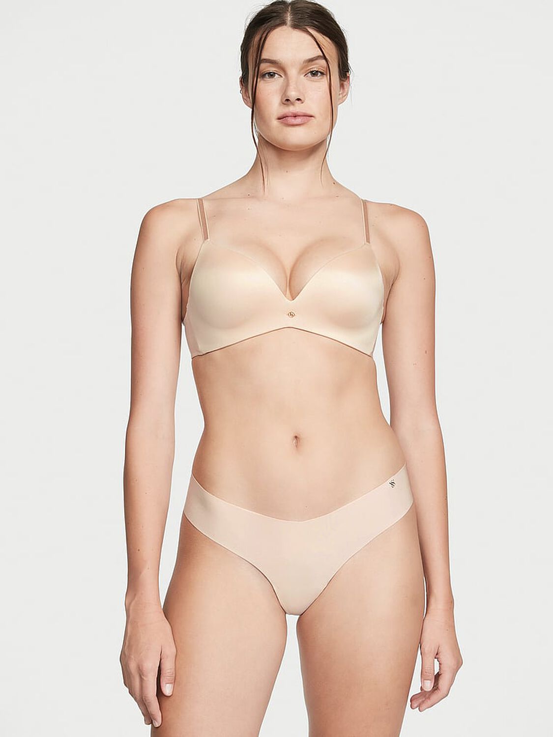 vs Very Sexy So Obsessed Smooth Wireless Push-Up Bra Marzipan 4 of 4 