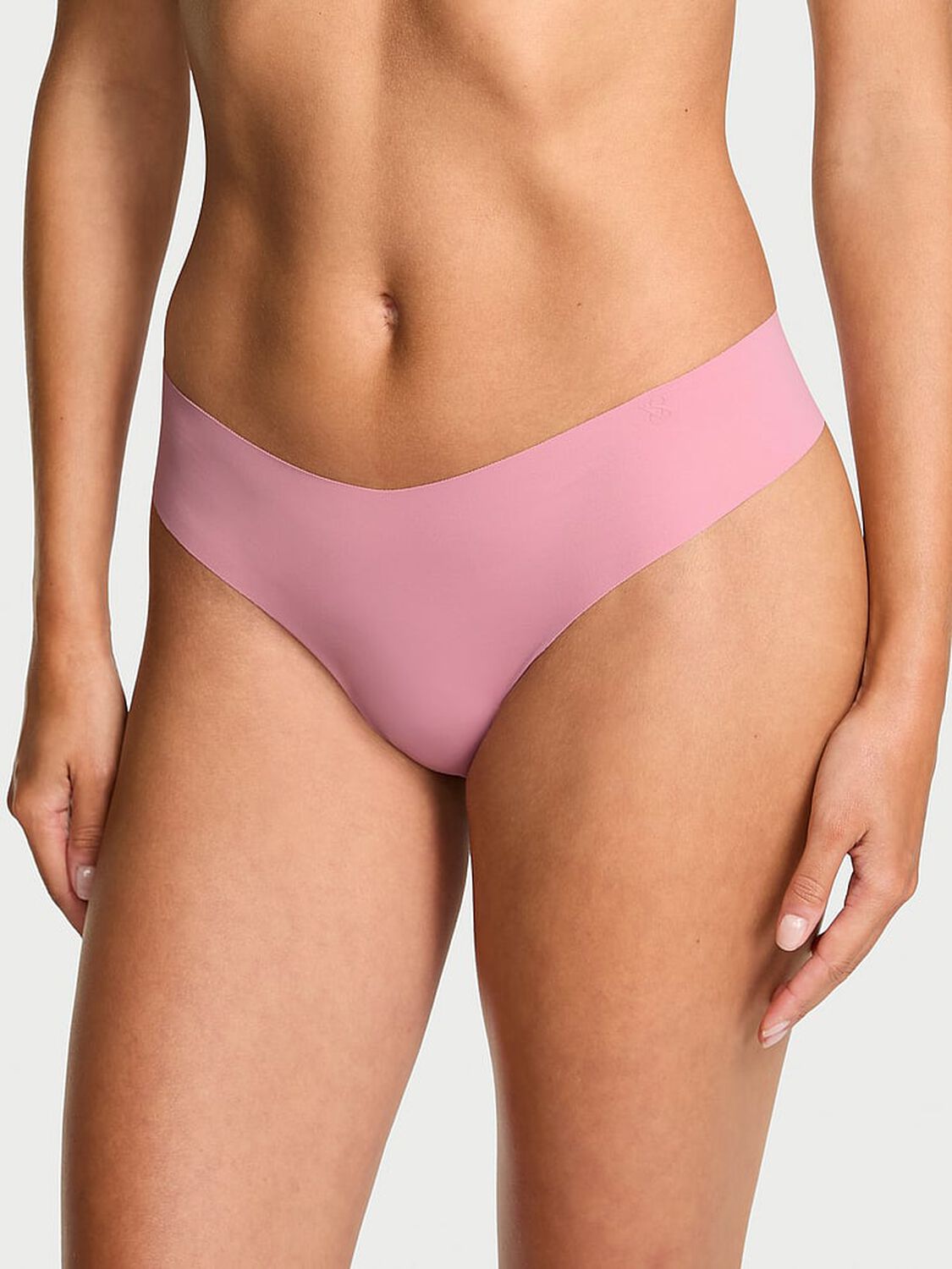 vs No-Show No-Show Thong Panty Lilac Pink 1 of 3 