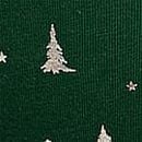 Stretch Cotton High-Leg Brief Panty, Clover Green Shimmer Trees, swatch