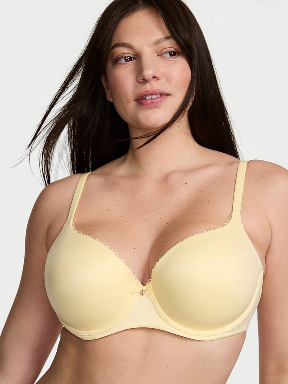 vs Body By Victoria Lightly Lined Smooth Demi Bra Sunny Honey 1 of 3 