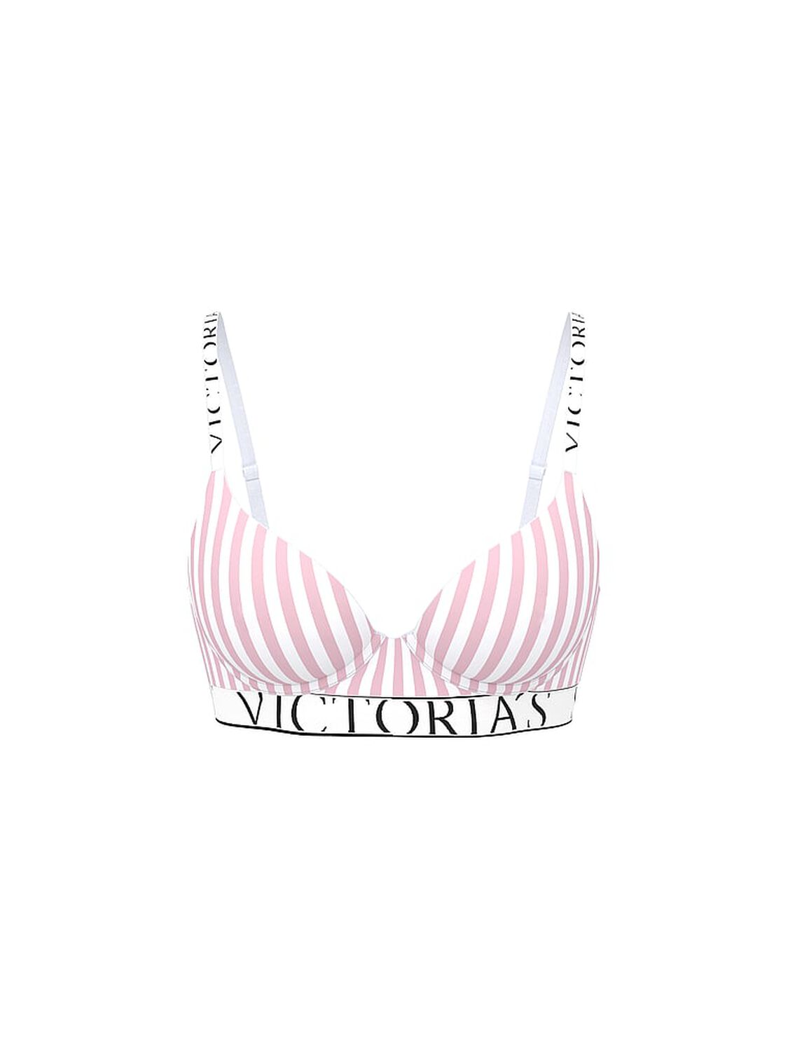 vs The T-Shirt The CoolBra&trade; Lightly Lined Demi Pretty Blossom Stripes 3 of 3 