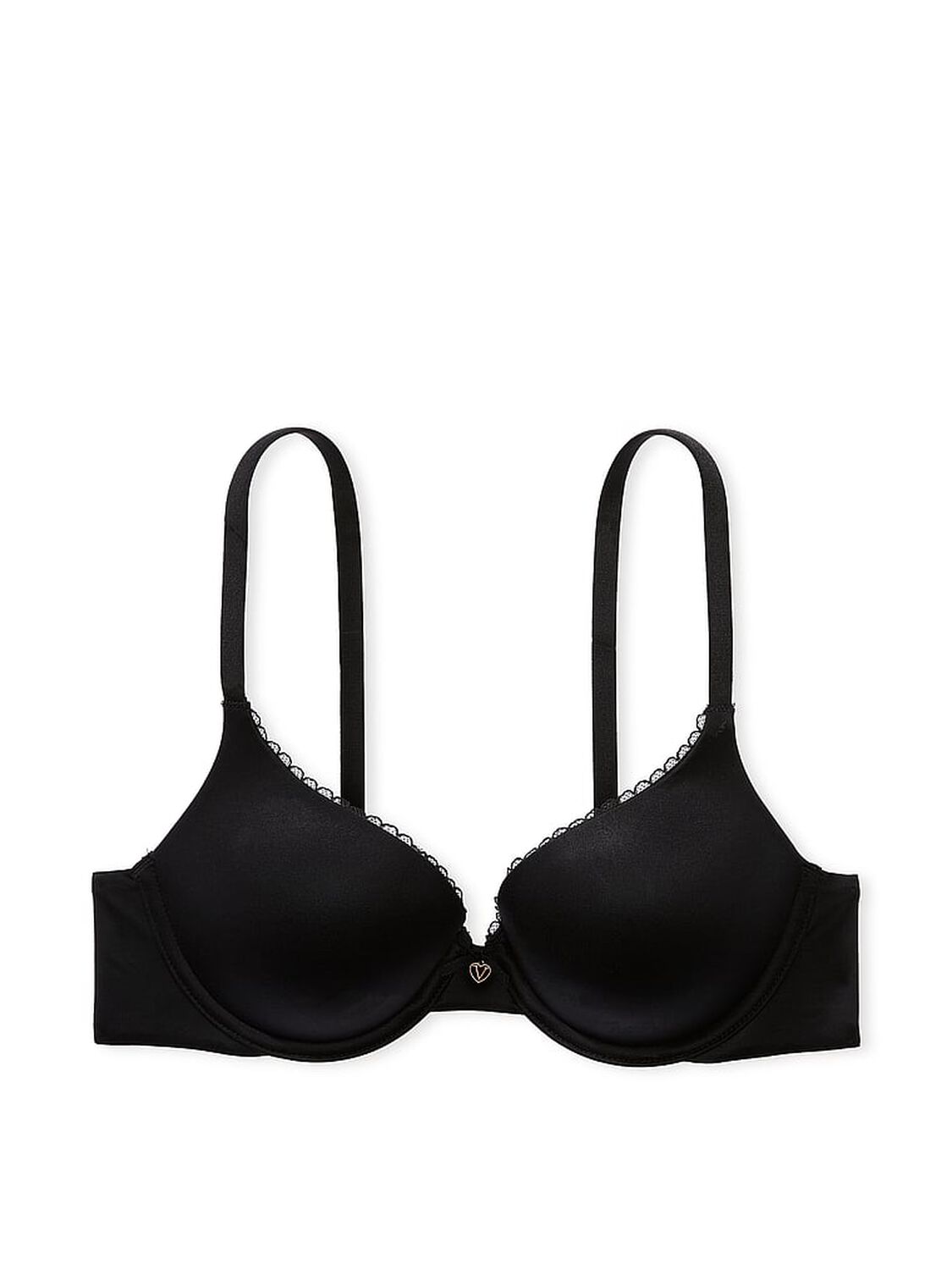 vs Body By Victoria Perfect Shape Push-Up Smooth Bra Black 3 of 3 