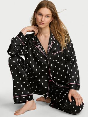 Signature Satin Long Pajama Set