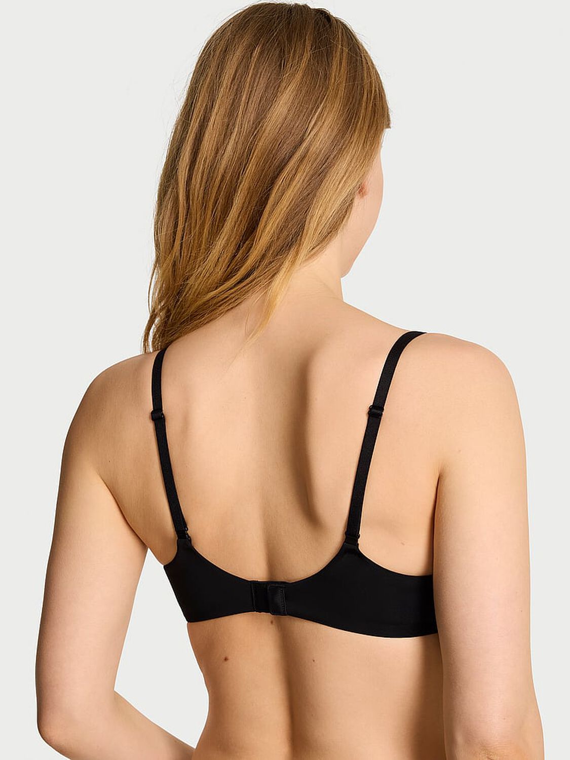 vs The T-Shirt Smooth Lightly Lined Demi Bra Black 2 of 3 