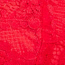 Twinkle Strap Lace Mini Slip Dress, Bright Vermillion, swatch