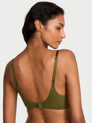 Smooth Lightly Lined Plunge Demi Bra