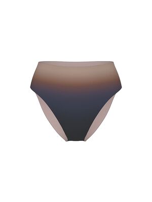 Archives Sunset Ombr&eacute; High-Waist Full-Coverage Bikini Bottom