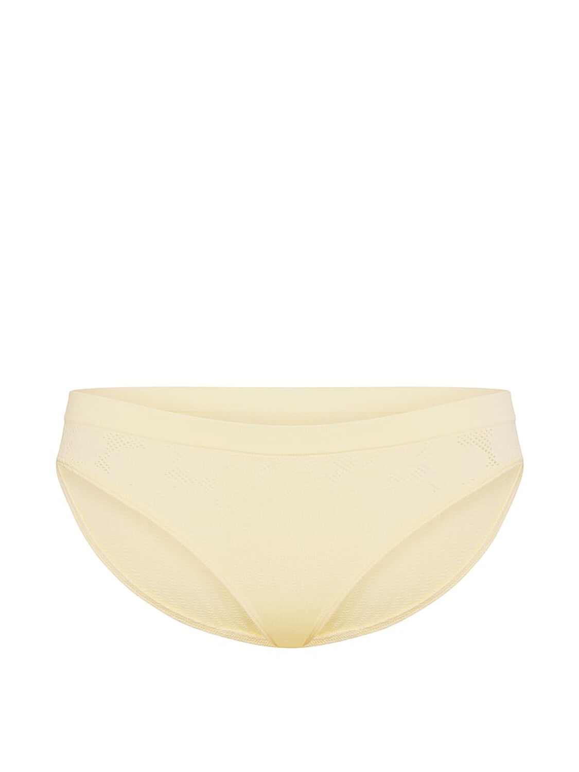 vs Seamless Seamless Floral Rib Bikini Panty Sunny Honey 3 of 3 