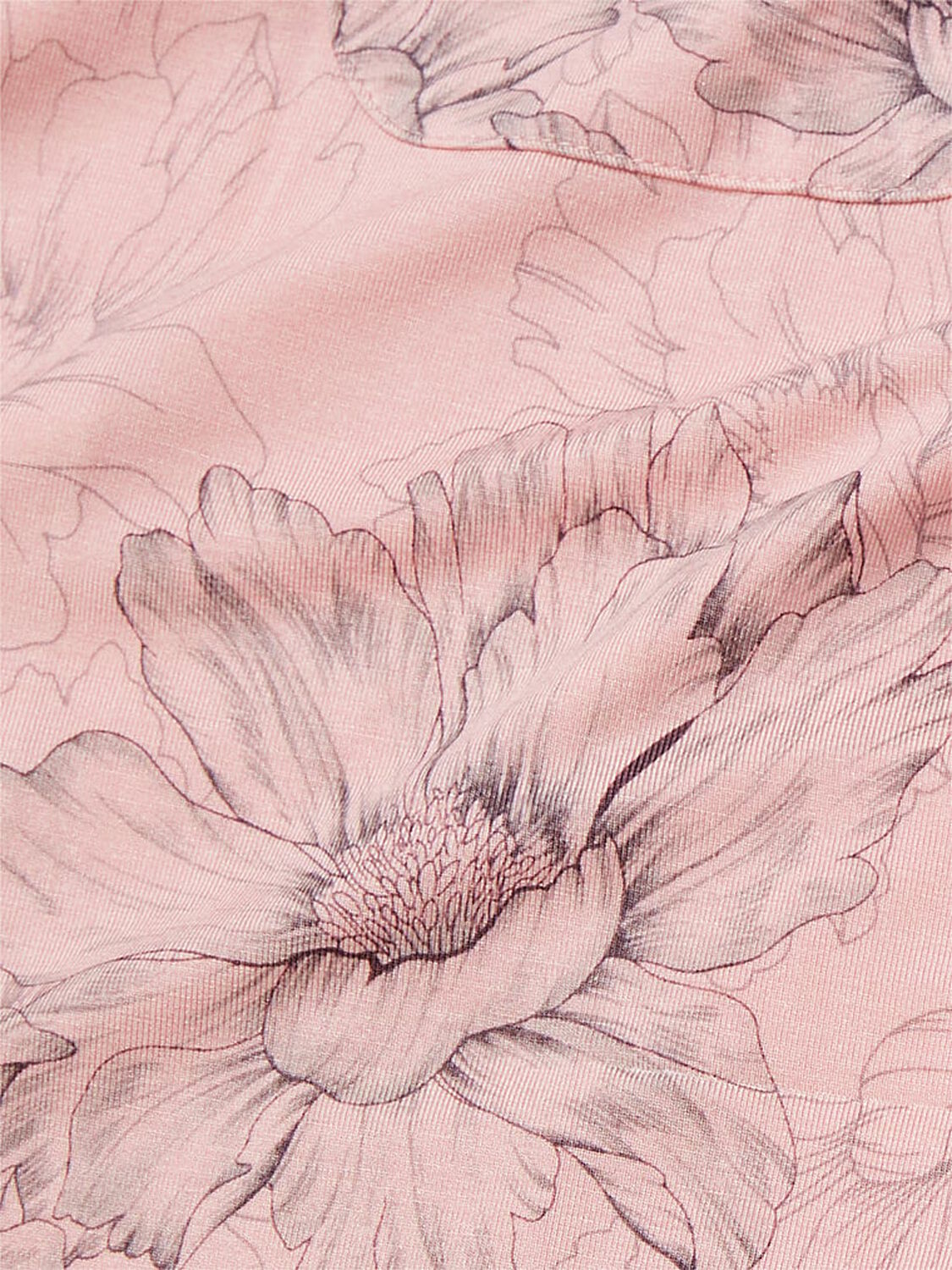 vs Victoria's Secret Modal Short Pajama Set Pink Outline Floral 4 of 4 