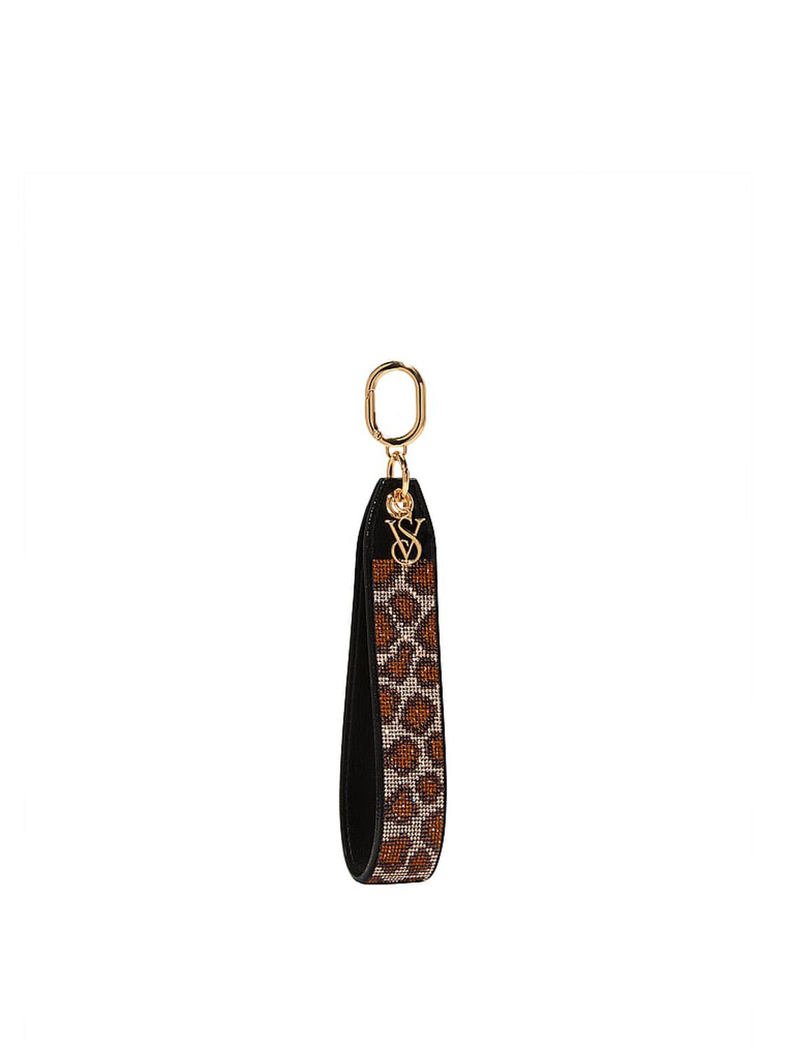 vs Victoria's Secret Wristlet Strap Keychain Leopard 1 of 1 