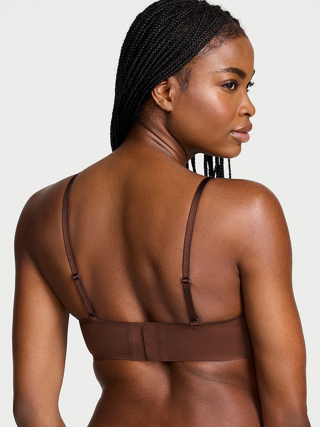 vs Victoria's Secret Bare Lightly Lined Sweetheart Strapless Bra Ganache 2 of 3 