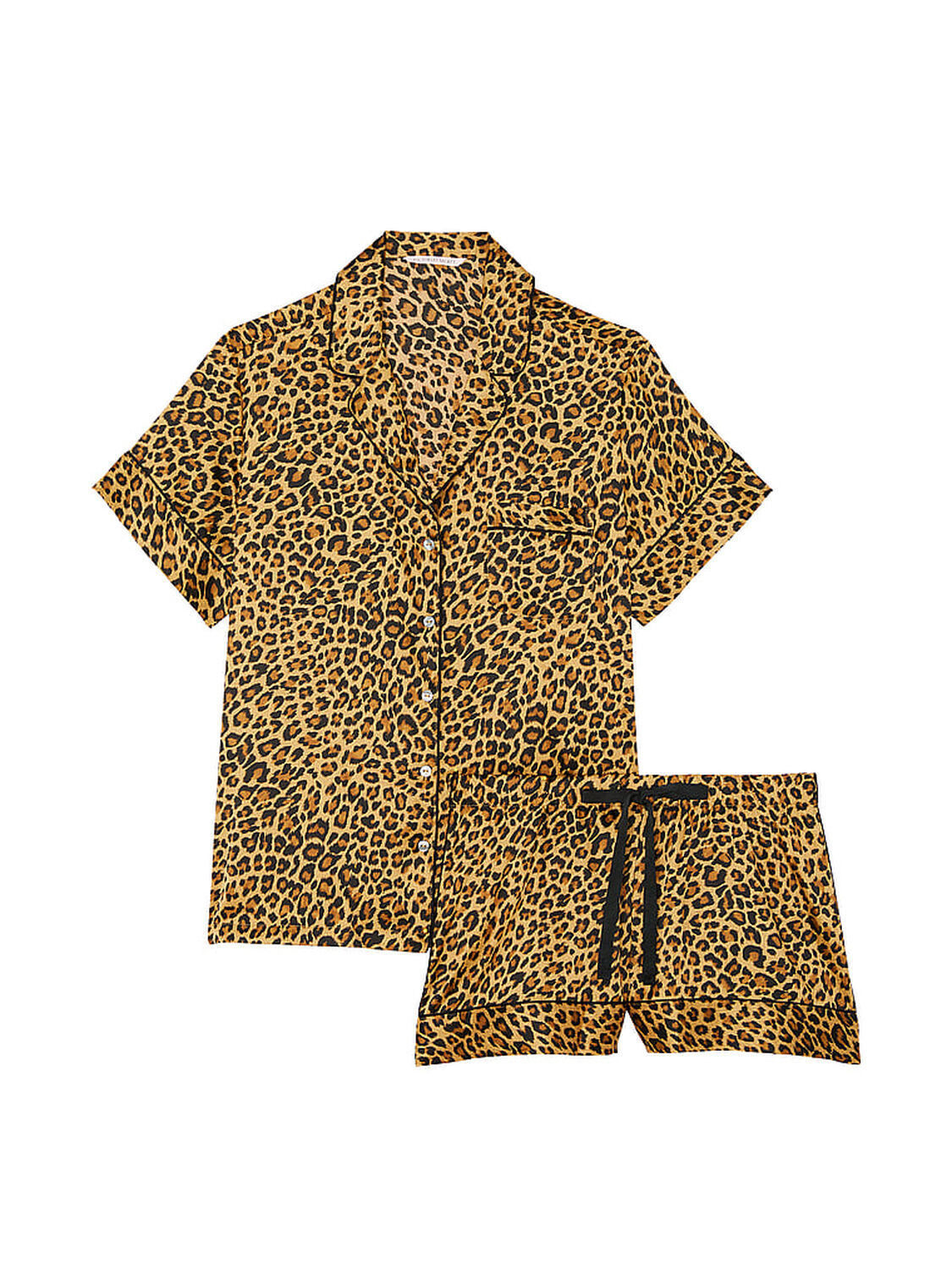 vs Victoria's Secret Satin Short Pajama Set New Glam Leo 3 of 3 