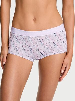 Logo Cotton Boyshort Panty