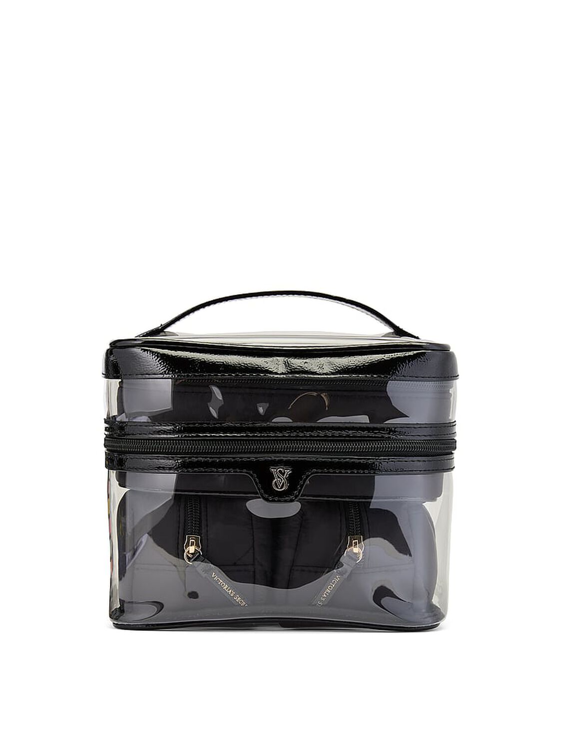 vs Victoria's Secret 4-Piece Makeup Bag Black 1 of 3 