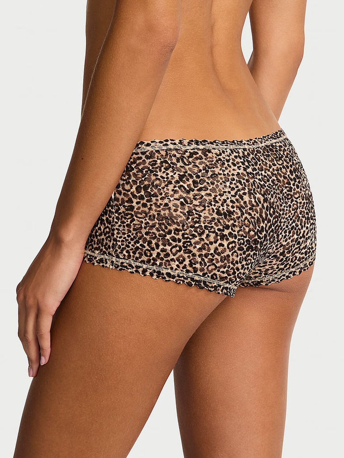 vs The Lacie Lace Low-Rise Boyshort Leopard 2 of 3 