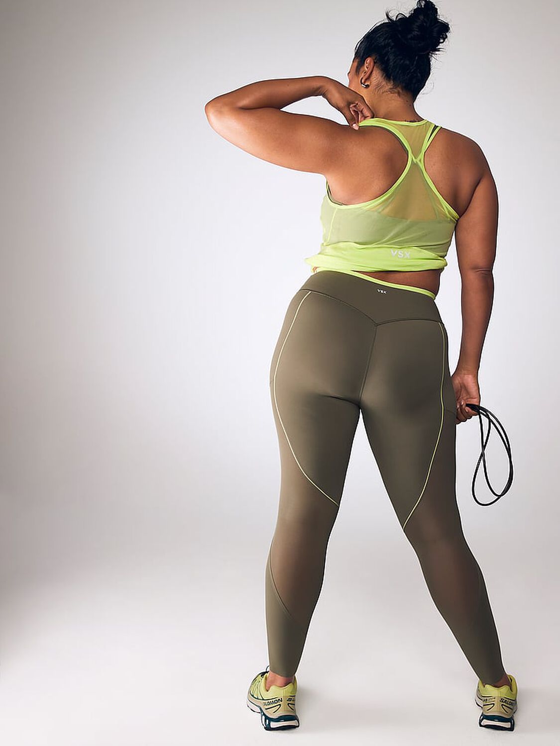 vs Vsx VSX Elevate� Chroma Contours Legging Desert Cactus 4 of 4 