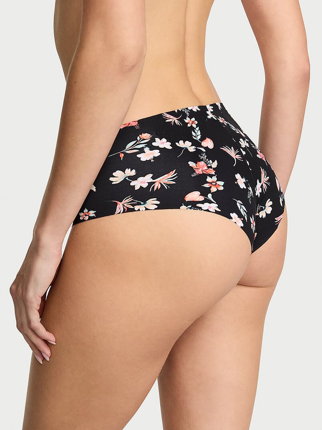 vs No-Show No-Show Cheeky Panty Black Tropical Floral 2 of 3 