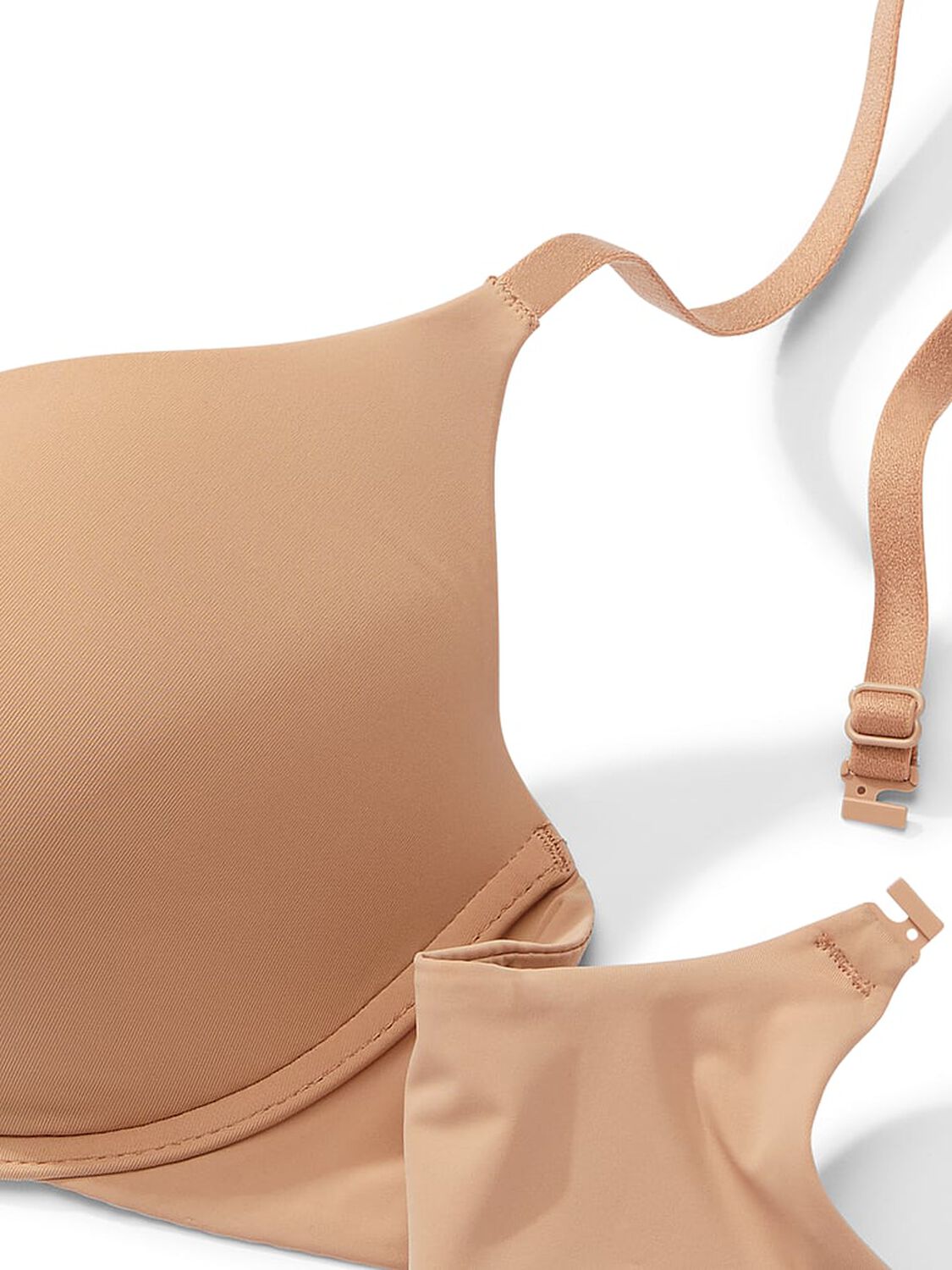 vs The T-Shirt Lightly Lined Demi Bra Sweet Praline 3 of 4 