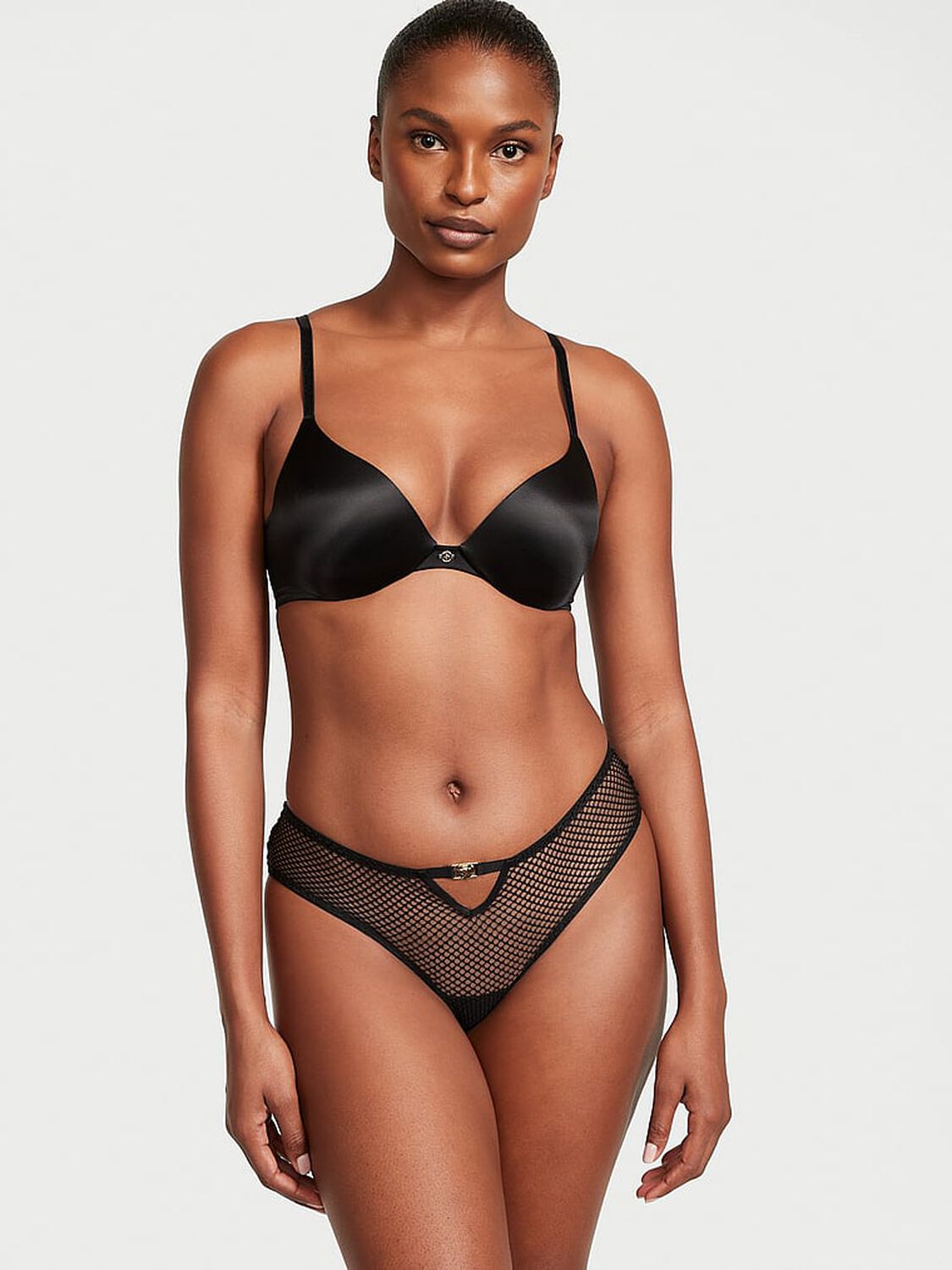 vs Very Sexy Open-Back Fishnet Cheeky Panty Black 4 of 4 
