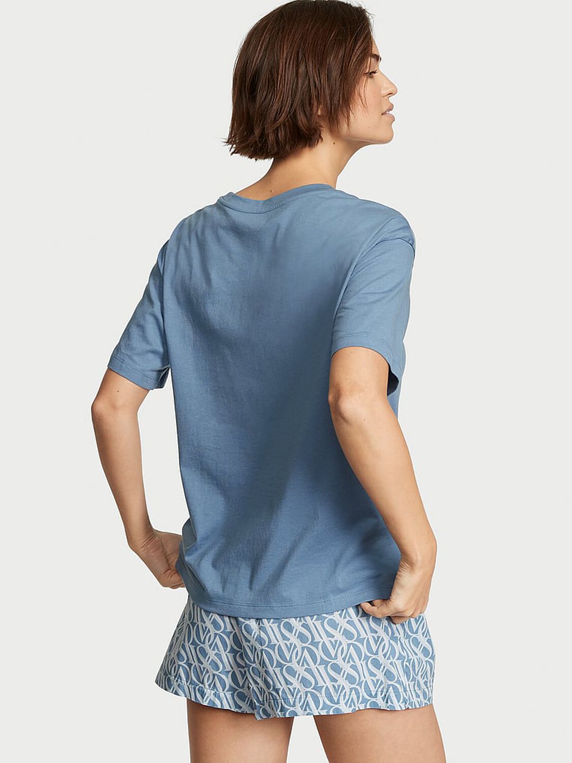 vs Victoria's Secret Cotton Short Tee-Jama Set 2 of 4 