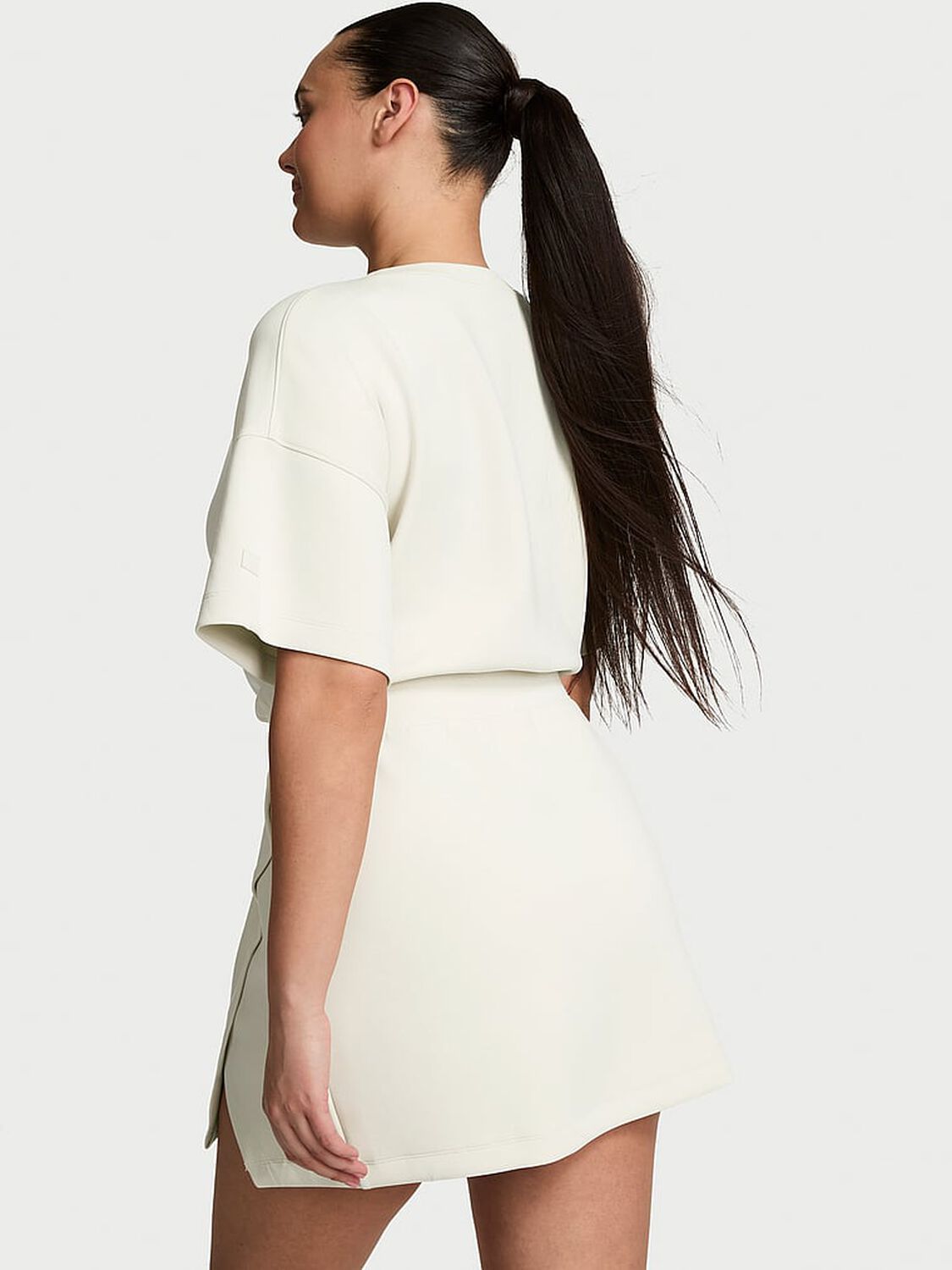 vs Vsx VSX Featherweight Knit Tee Dress Classic Plaster 2 of 3 
