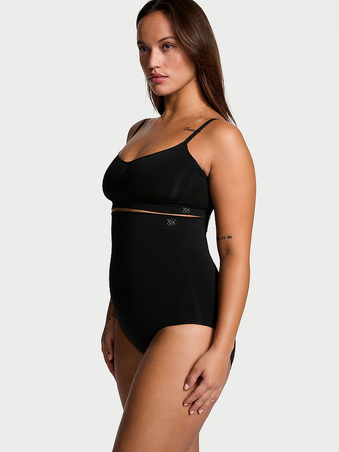 vs Victoria's Secret Shapewear by Victoria SeamlessShaping&trade; High-Waist Brief Panty Black 5 of 5 