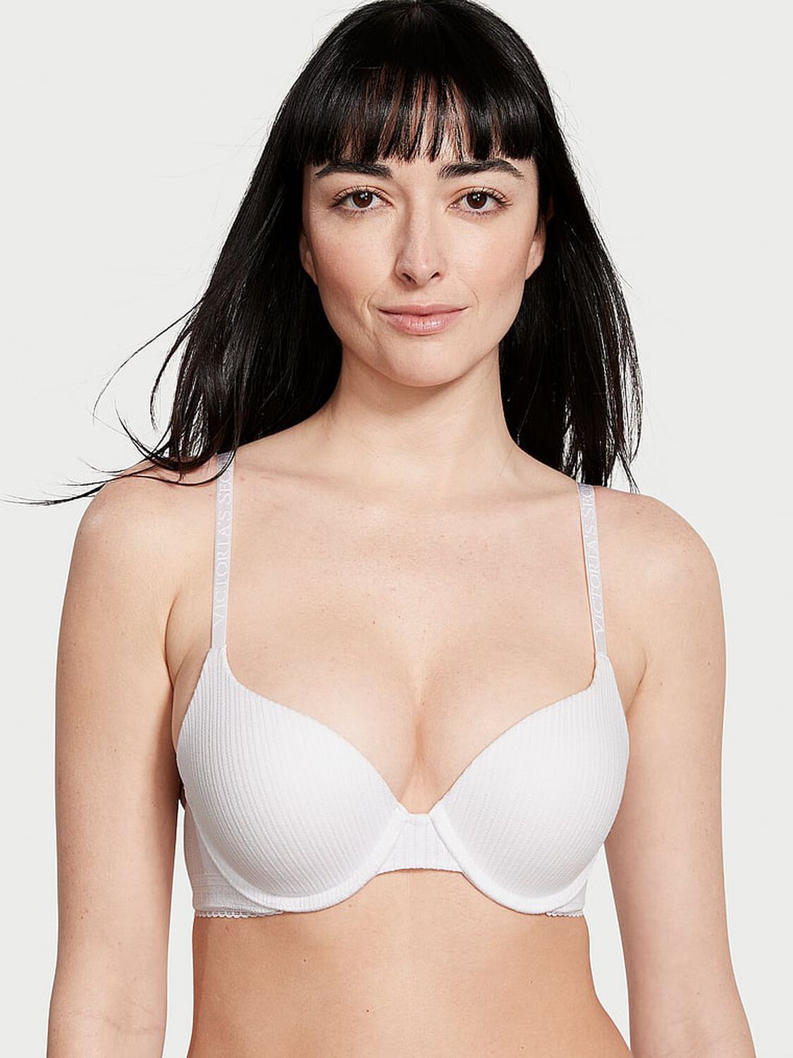 vs The T-Shirt Push-Up Perfect Shape Pointelle Bra 1 of 3 