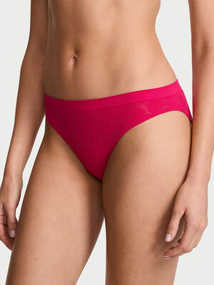 Seamless Floral Rib Bikini Panty