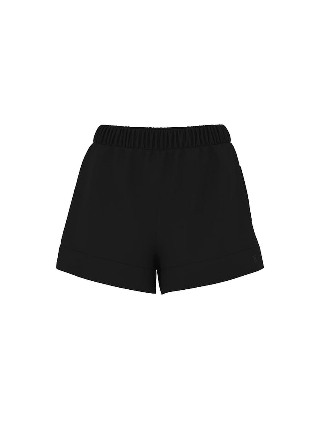 vs Victoria's Secret Swim Beachwear Linen Shorts Black 3 of 3 