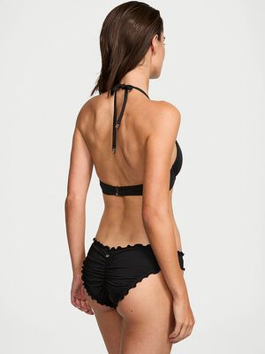 Essential Ruched Cheeky Bikini Bottom