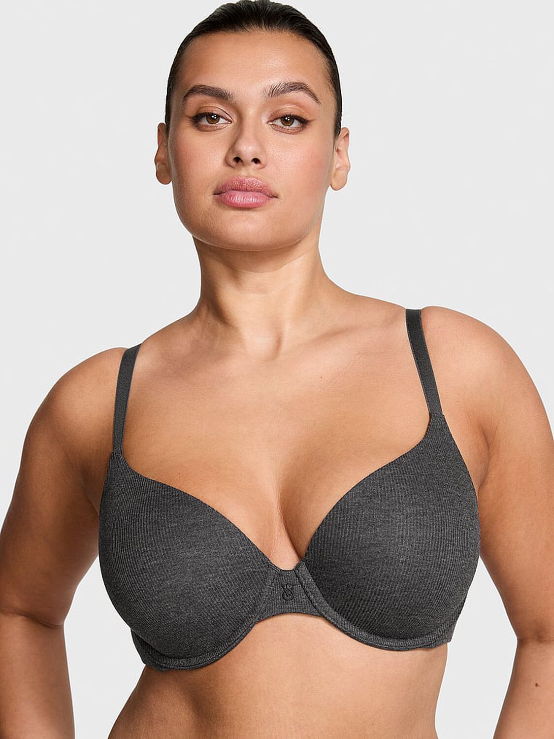 vs The T-Shirt Lightly Lined Cotton Demi Bra 1 of 3 