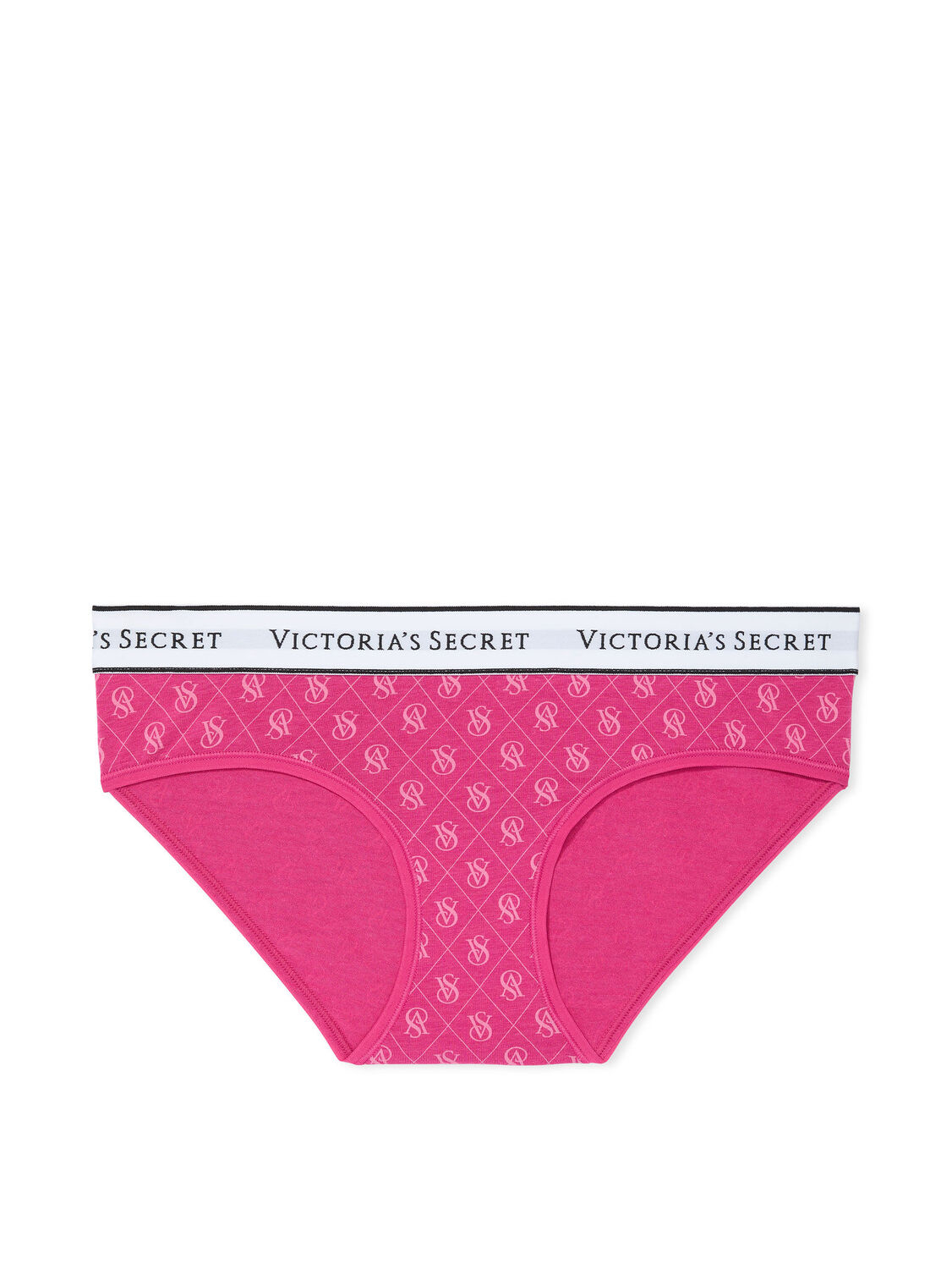 vs Cotton Logo Cotton Hiphugger Panty Pink 2 of 3 