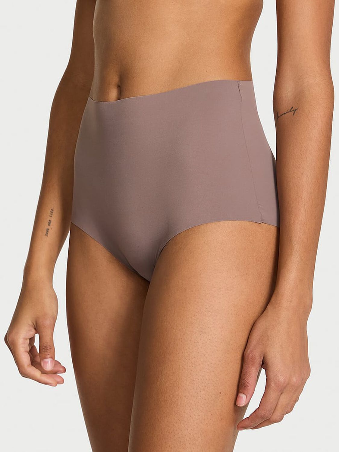 vs No-Show No-Show Strappy Modern Brief Panty Cloudy Grey 1 of 2 