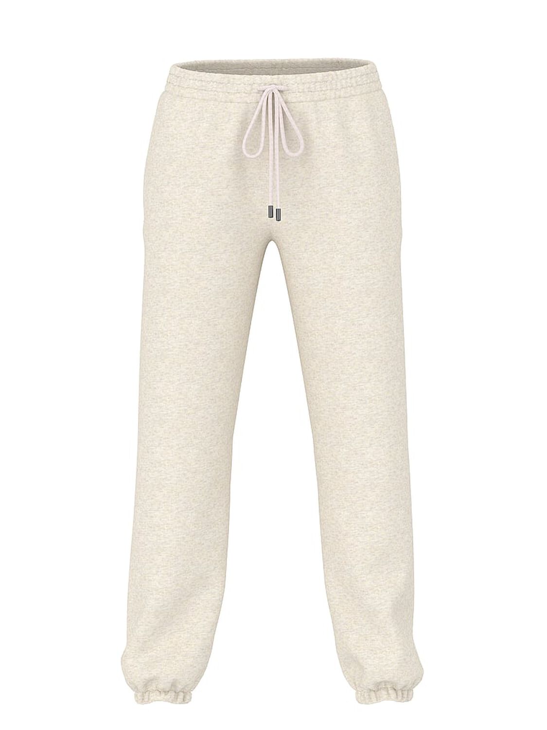 vs Angel Essentials Off-Duty Fleece Jogger Sweatpant Heather Natural 3 of 4 