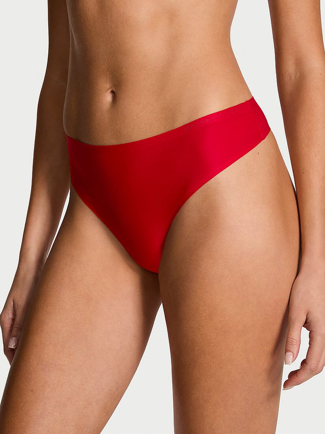 vs Body By Victoria Body by Victoria Flex Mid-Rise Thong Panty Lipstick 1 of 2 