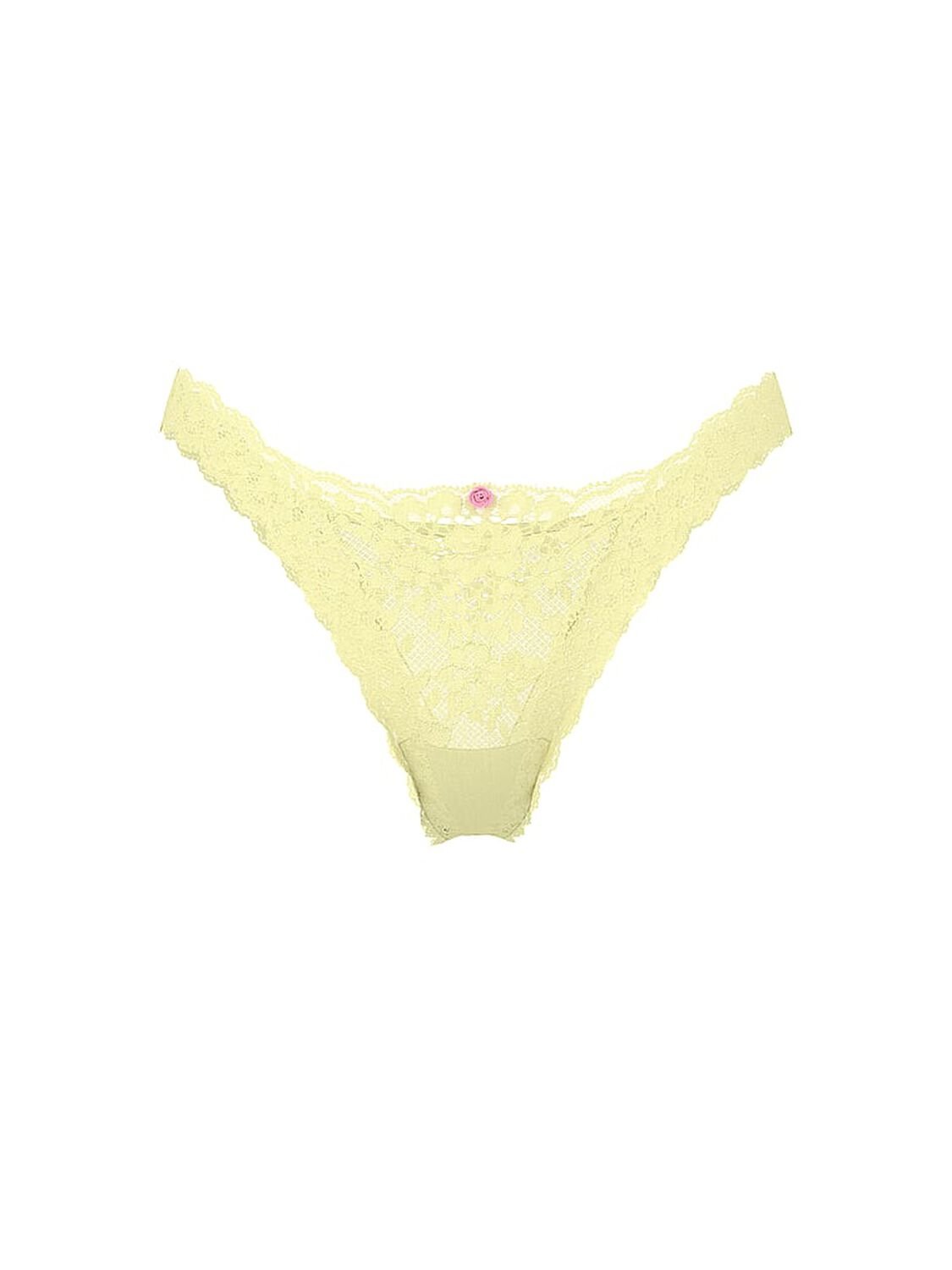 vs Dream Angels Lace Brazilian Panty Lemonade 3 of 4 