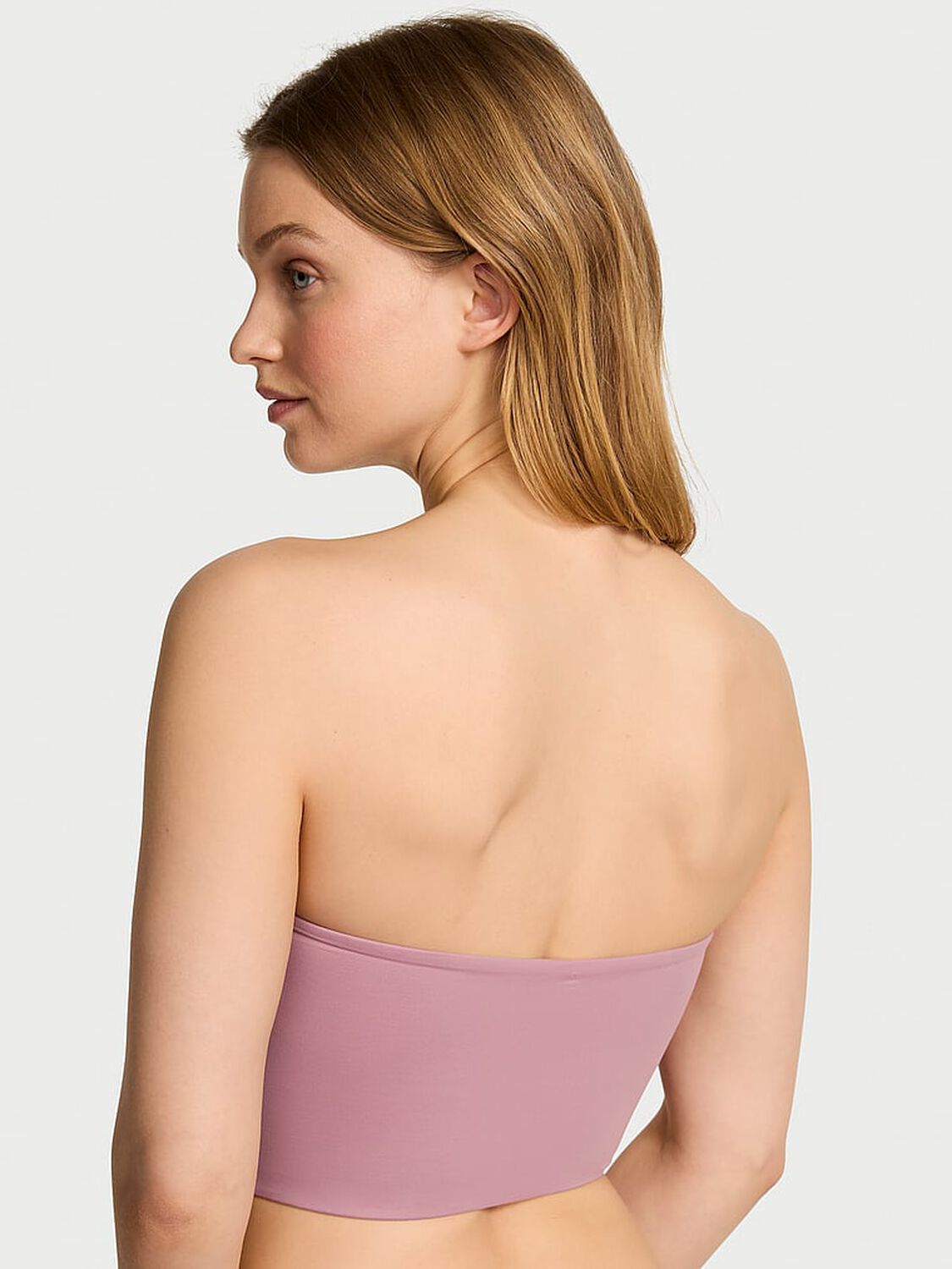 vs Victoria's Secret BODYWEAR by Victoria's Secret with FeatherSoft� Innovation Tube Top Nostalgia Rose 2 of 3 