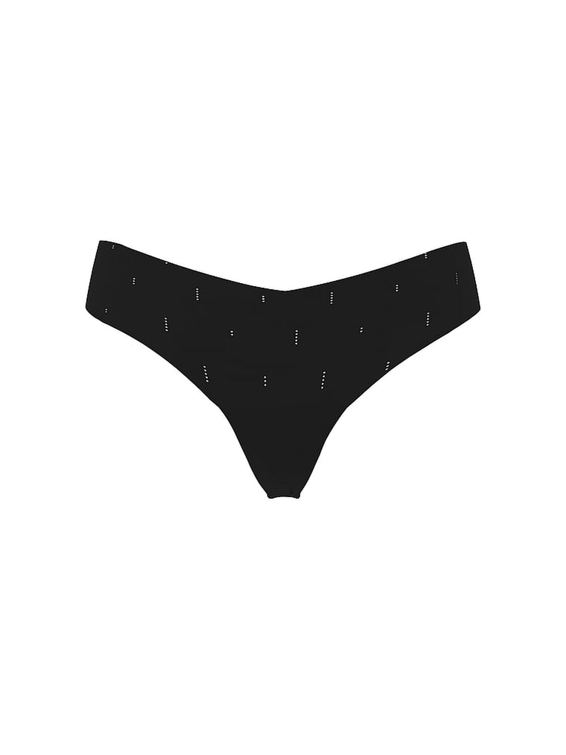 vs No-Show No-Show Sparkle Thong Panty Black 3 of 3 