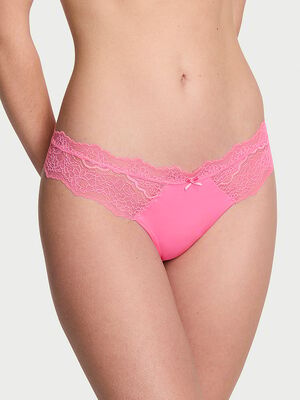 Lace-Trim Thong Panty