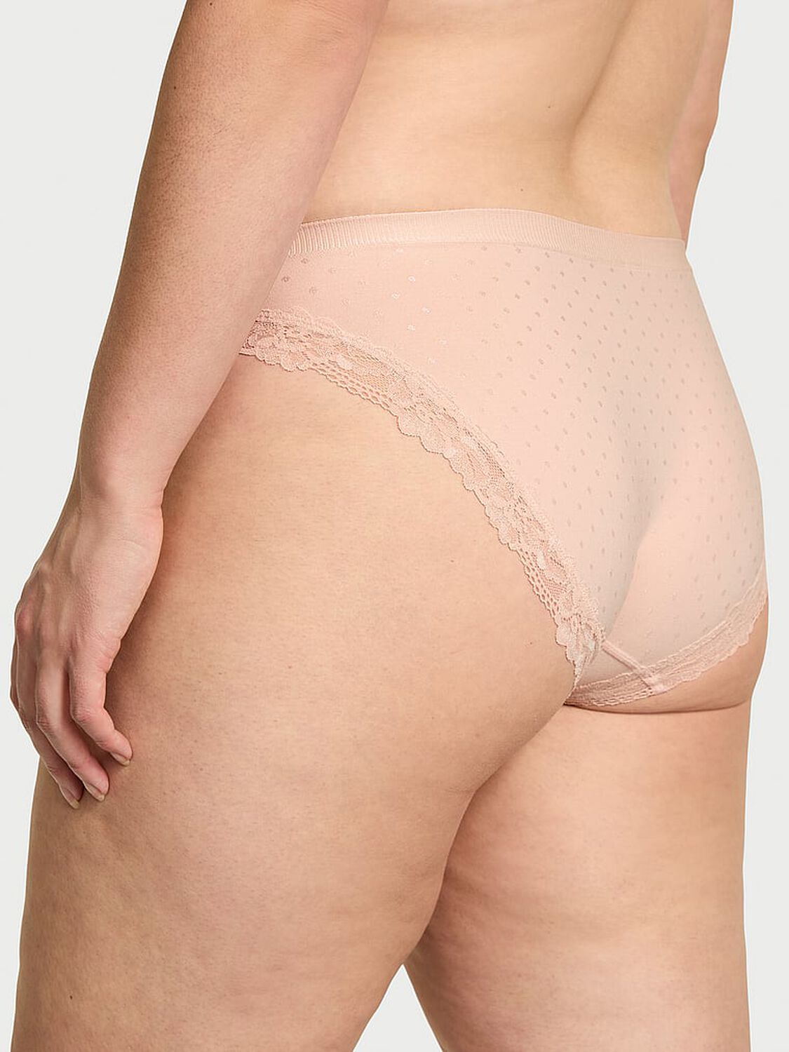 vs Seamless Seamless Lace-Trim Bikini Panty Glaze 2 of 3 