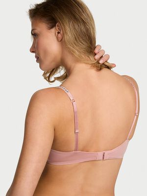 Wicked Twinkle Petal Hearts Lightly Lined Balconette Bra
