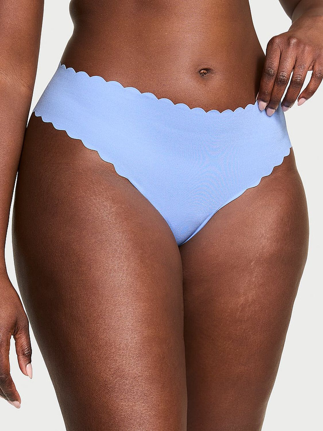 vs No-Show No-Show Thong Panty Cameo Blue 1 of 3 