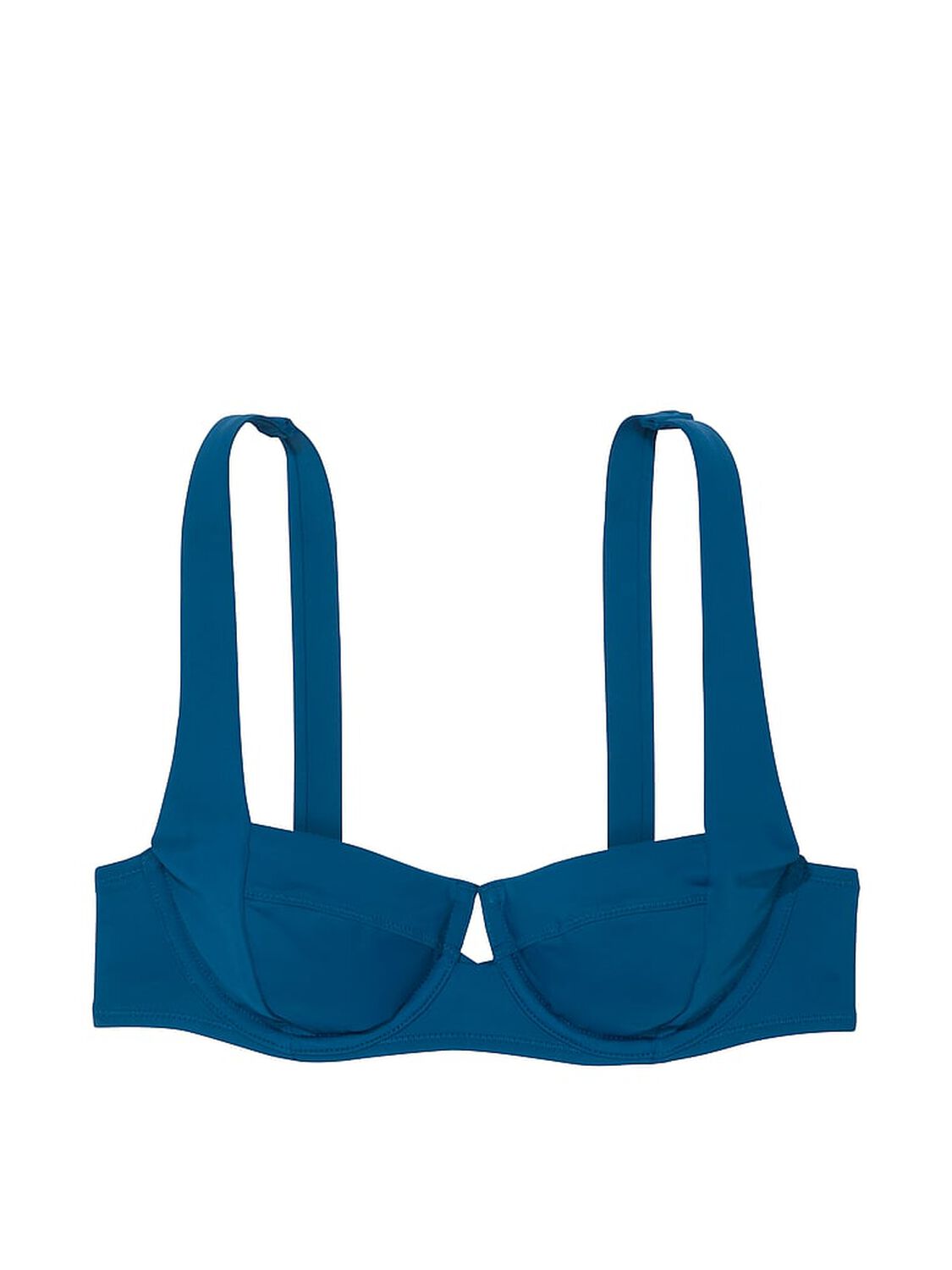 vs Victoria's Secret Swim Essential Full-Coverage Bikini Top Precious Sapphire 1 of 1 