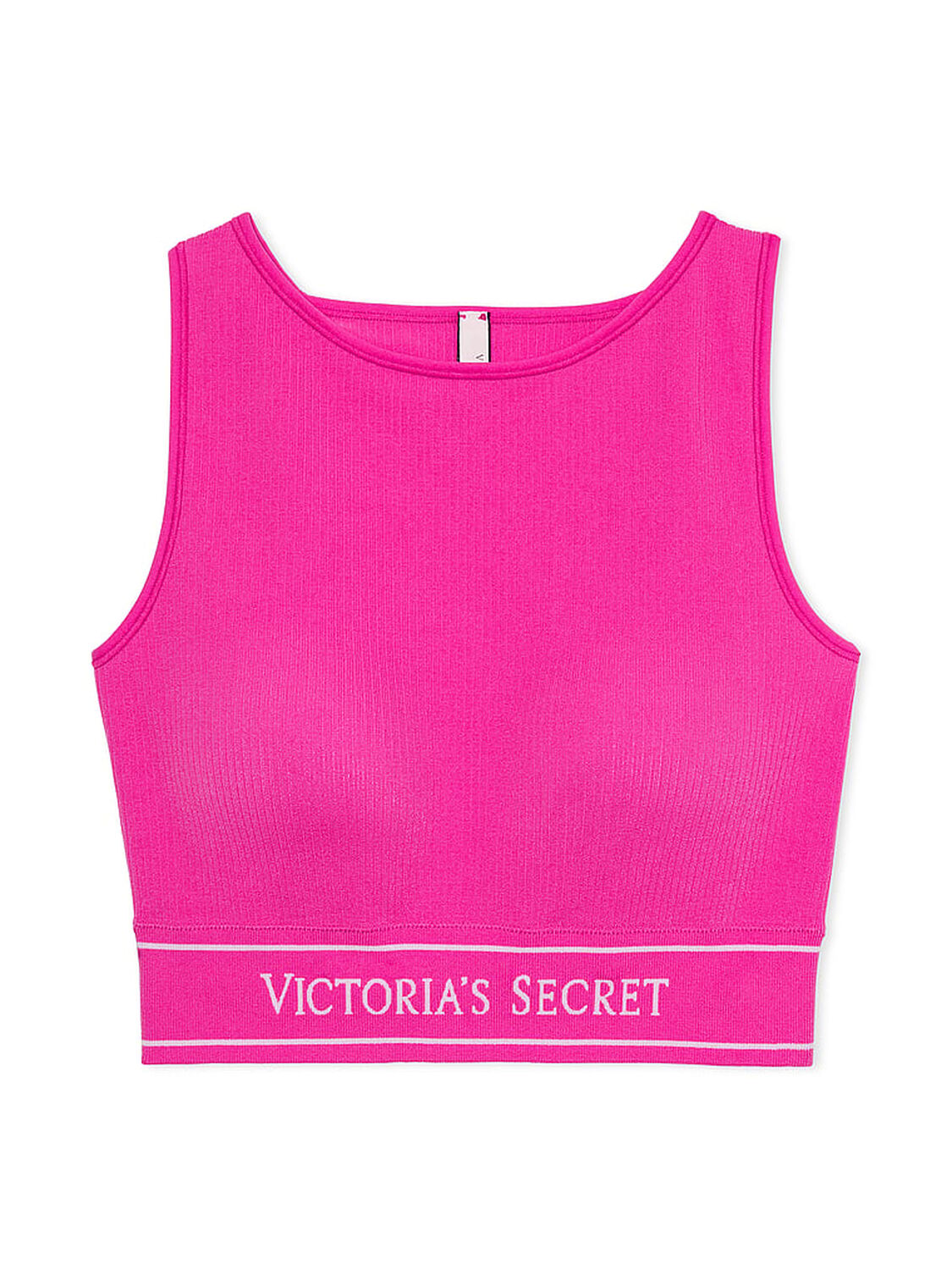 vs Victoria's Secret Seamless Wireless High-Neck Bra Fuchsia Frenzy 3 of 3 