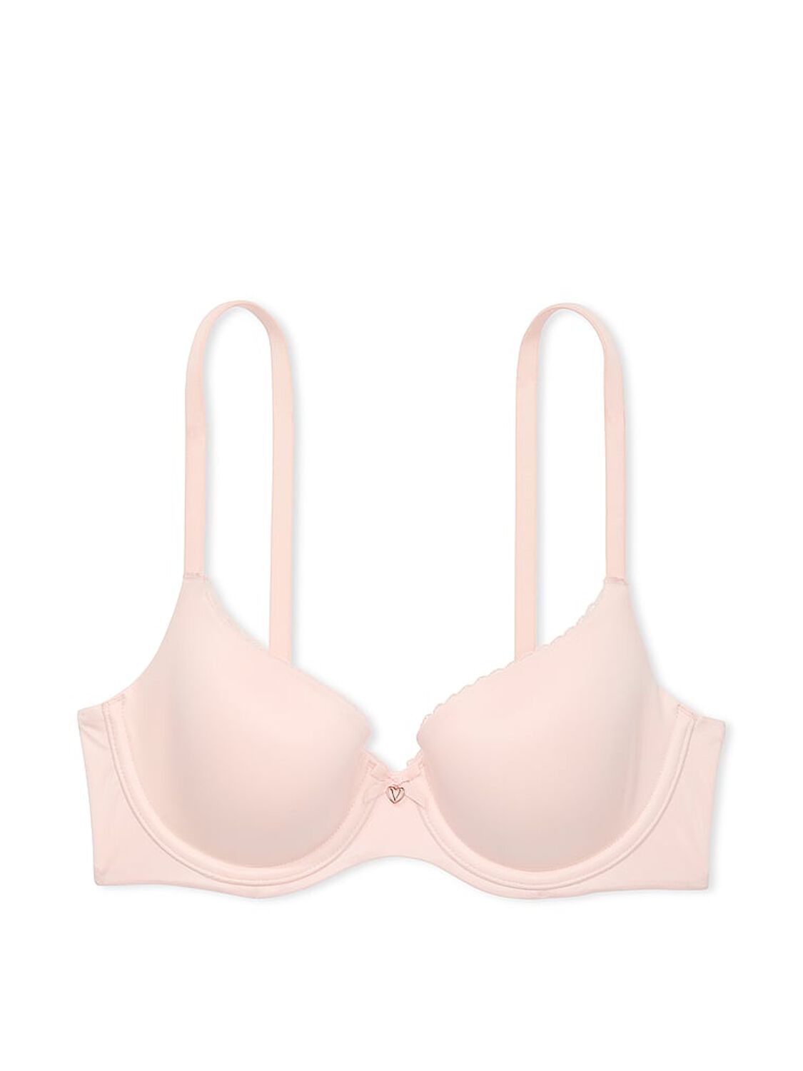 vs Body By Victoria Lightly Lined Smooth Demi Bra Purest Pink 3 of 3 