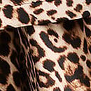 Signature Satin Long Pajama Set, Leopard, swatch